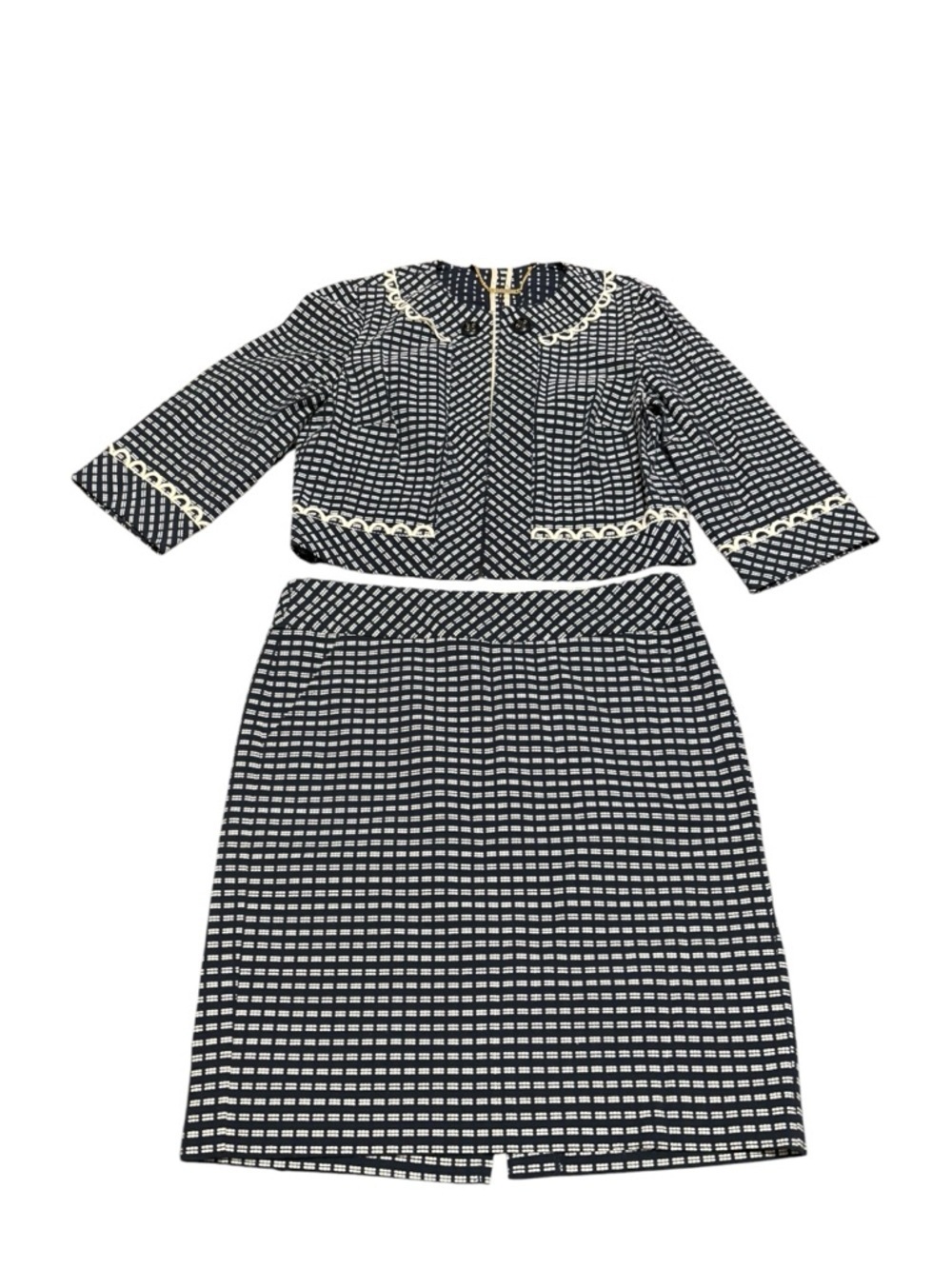 Trina Turk Navy & White Patterned set